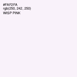 #FAF2FA - Wisp Pink Color Image